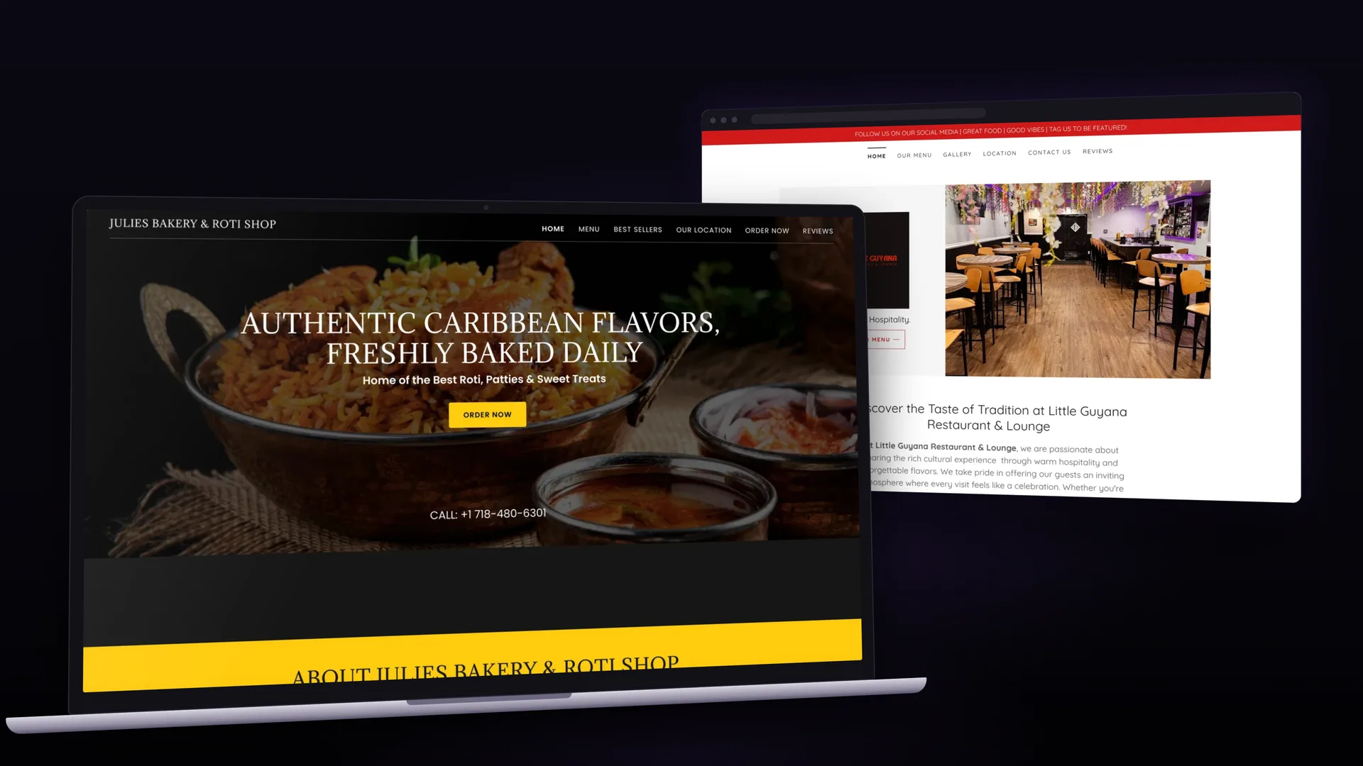 Restaurant websites